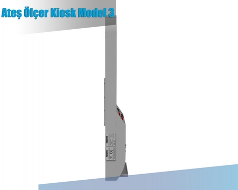 Ateş Ölçer Dezenfektan Kiosk Model 3.3